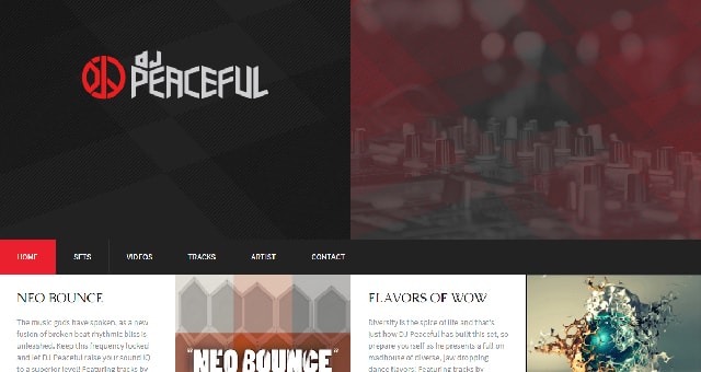 djpeaceful.com portfolio image 01